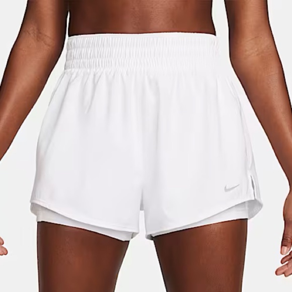 Nike Women's White Athletic Shorts